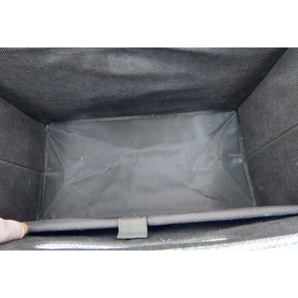 Thirty-One Gifts Thirtyone 31 Collapsible Fold N' File Brown Storage Tote Bin - Picture 9 of 11